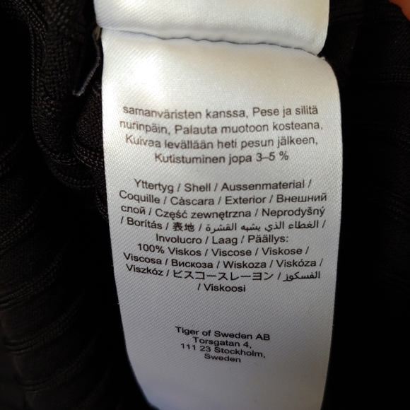 Tiger Of Sweden Iren Pullover Black Size Medium - Picture 16 of 16